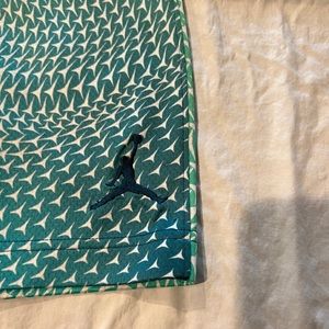 ShortsNike Air Jordan Jumpman Shorts Green / White Excellent Condition Medium